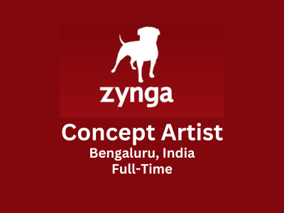 Concept Artist required at Zynga Game Studio