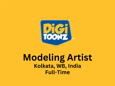 Digitoonz is hiring for the post of Modeling Artist