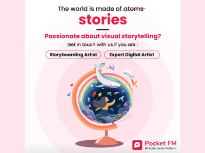 Hiring is open for passionate artists at Pocket FM