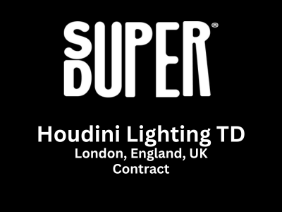 Houdini Lighting TD required at Superduper