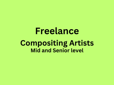 Job opening for freelance Compositing Artists
