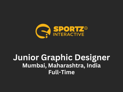Junior Graphic Designer required at Sportz Interactive