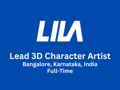 Lead 3D Character Artist required at Lila Games