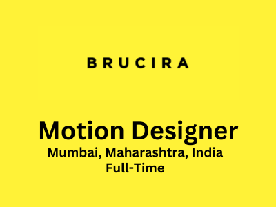 Motion Designer opportunity at Brucira
