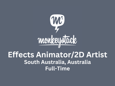 Effects Animator 2d Artist Required At Monkeystack -adobe Animate