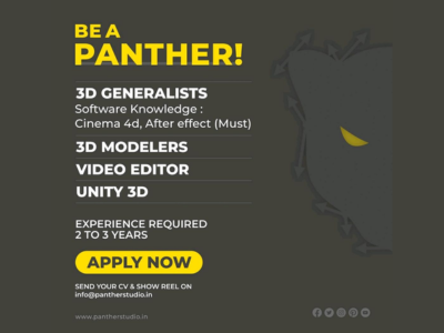 Multiple job openings at Panther Studio Pvt Ltd