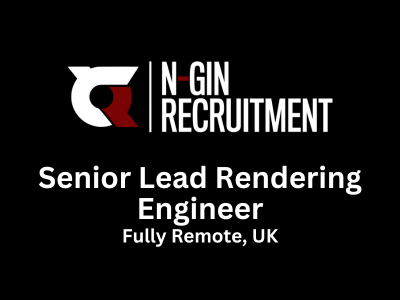 N-Gin Recruitment is hiring Senior Lead Rendering Engineer