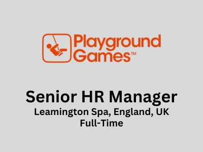Playground Games is looking for Senior HR Manager