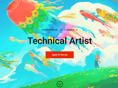 Remote job opening for Technical Artist at ChromaWay
