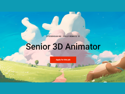 Senior 3D Animator required at ChromaWay