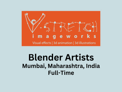Vstretch imageworks is looking for Blender Artists
