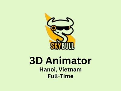 3D Animator required at Skybull Studio