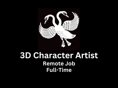 3D Character Artist is required at Twin Swans