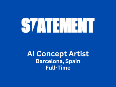 AI Concept Artist required at Statement VFX