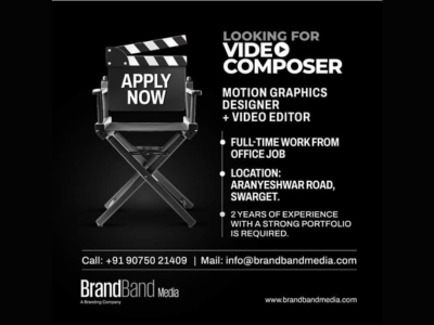 BrandBand Media is looking for Video Composer
