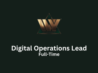 Digital Operations Lead required at IVY Entertainment