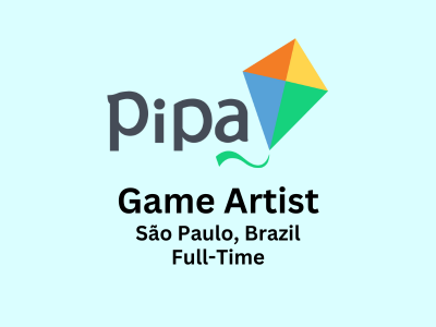 Full-time Game Artist required at Pipa Studios