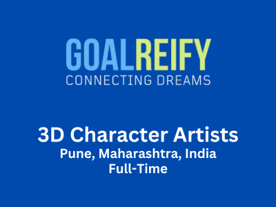 Goalreify is currently hiring for 3D Character Artists