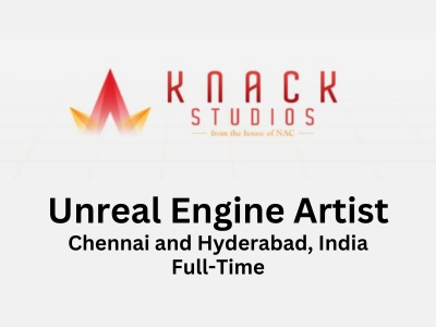 Knack Studios is hiring Junior-level Unreal Engine Artist