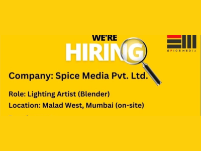 Lighting Artist required at Spice Media Pvt. Ltd.