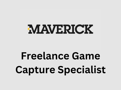 Maverick Media is hiring Freelance Game Capture Specialist