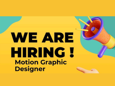 Motion Graphic Designer required at Vivi5 Studios