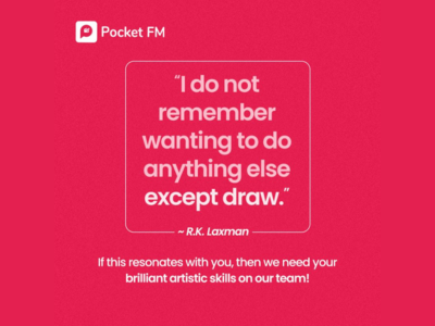 Multiple job openings at Pocket FM Studio