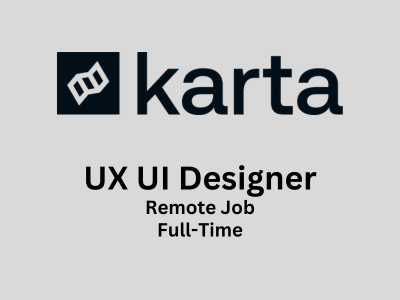 Remote job for UX UI Designer at Karta Studio