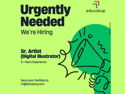 Sr. Digital Illustrator Artist required at Educatup Learning