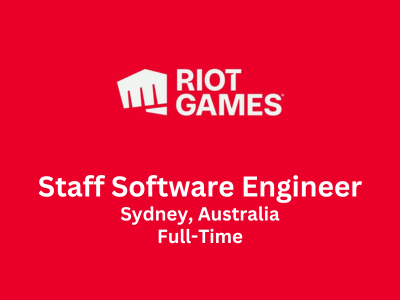 Staff Software Engineer required at Riot Games