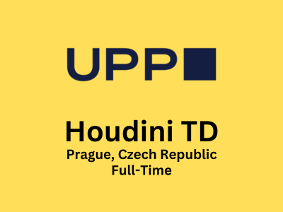 UPP Advertising is looking for Houdini TD