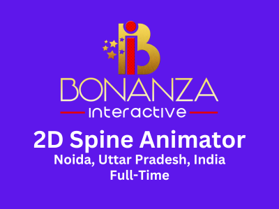 2D Spine Animator required at Bonanza Interactive