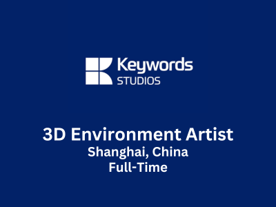3D Environment Artist required at Keywords Studios