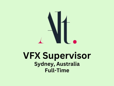 Alt.vfx is currently looking for an experienced VFX Supervisor
