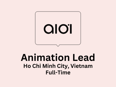 Animation Lead required at AIOI STUDIOS - Maya