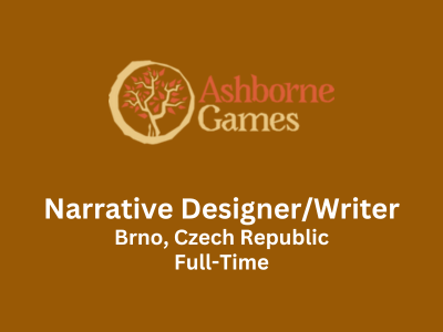 Ashborne Games looking for Narrative DesignerWriter