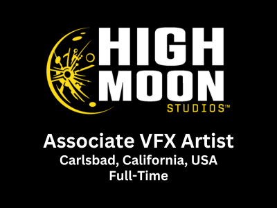 Associate VFX Artist required at High Moon Studios