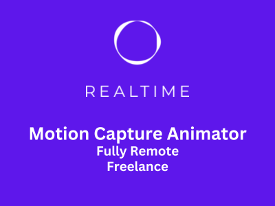 Freelance Motion Capture Animator required at REALTIME