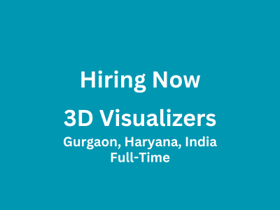 Full-time job opening for 3D Visualizers