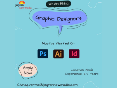 Graphic Designers required at Jagran New Media
