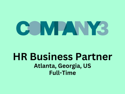 HR Business Partner required at Company3Method Studios