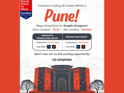 Hiring drive for Graphic Designers at Cimpress India