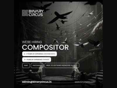 Hiring is open for Compositor at Binary Circus