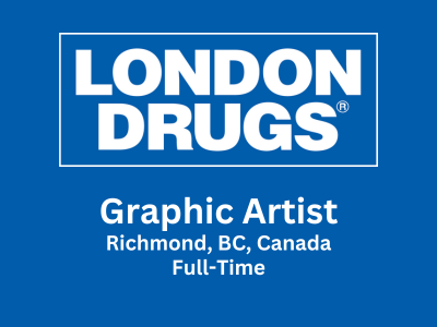 Job opening for Graphic Artist at London Drugs