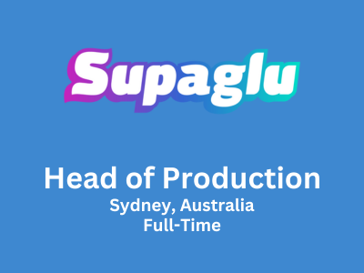 Job opening for Head of Production at Supaglu