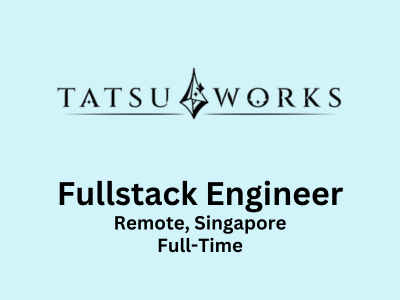 Junior  Senior Fullstack Engineer required at Tatsu Works