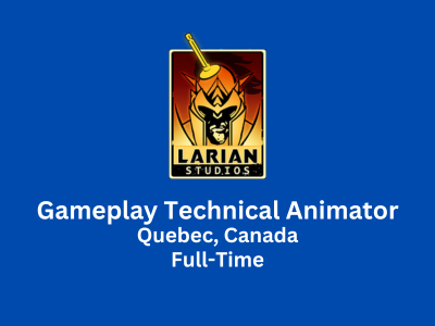 Larian Studios is hiring Senior Gameplay Technical Animator
