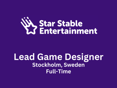 Lead Game Designer required at Star Stable Entertainment