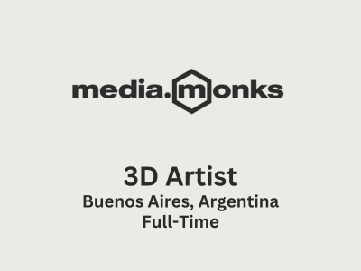 Media.Monks is looking for an experienced 3D Artist