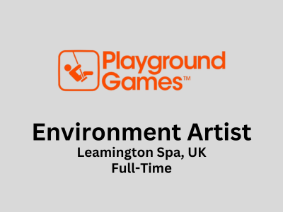 Playground Games is looking for a Environment Artist